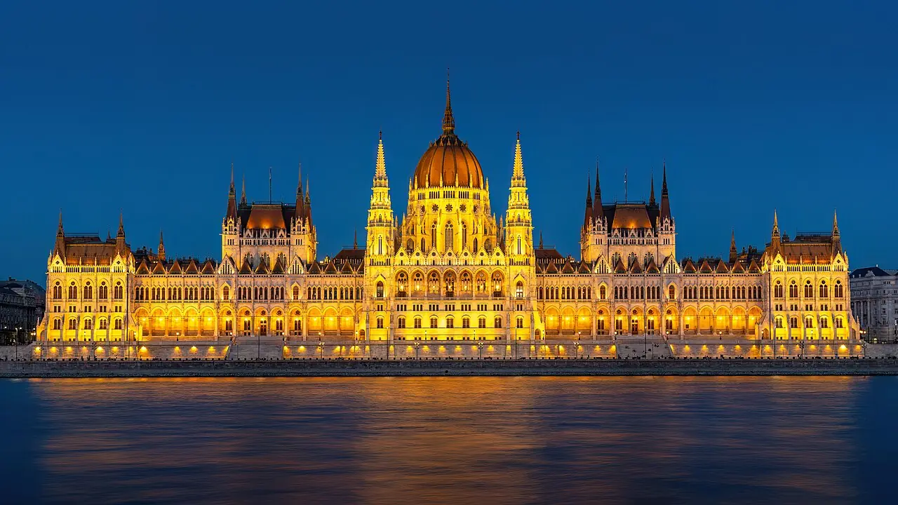 Hungarian Parliament Building is the seat of the National Assembly of Hungary, a notable landmark of Hungary