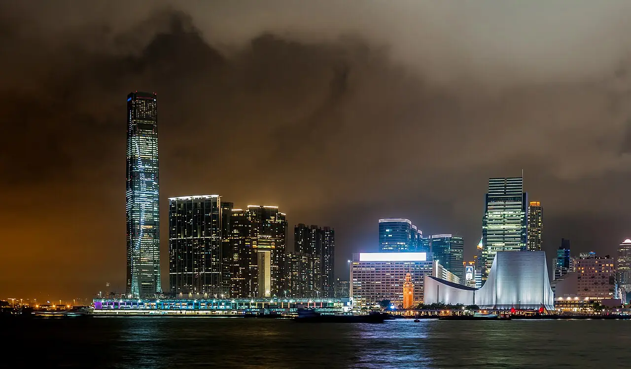 Hong Kong Victoria Harbour. International Commerce Centre (ICC)