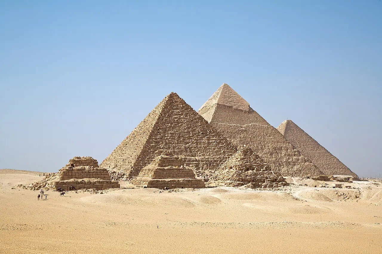 All Giza Pyramids in one shot.