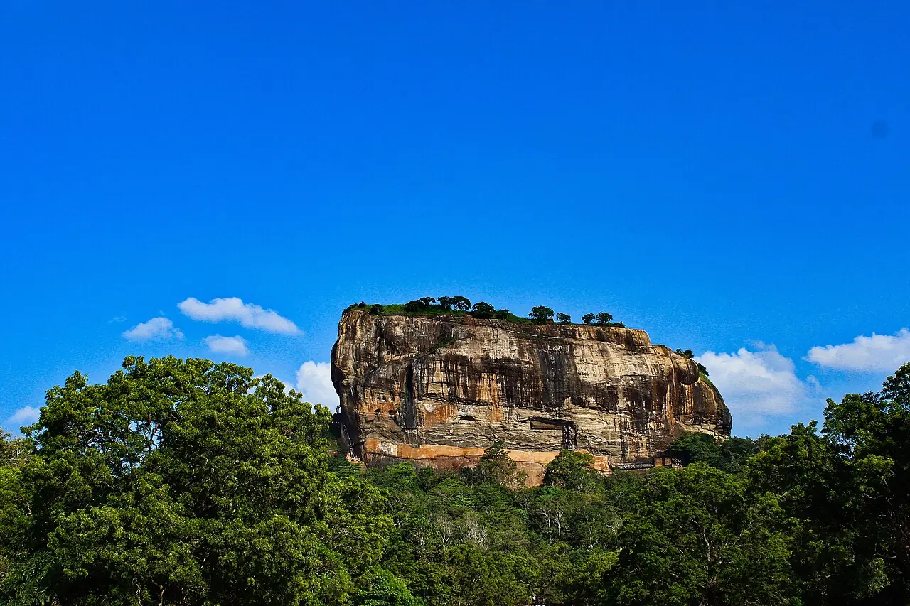 Sri Lanka Blick zum Sigiriya
