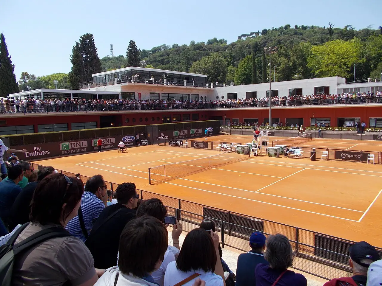 Foro Italico, internazionali di tennis 2012, campi secondari